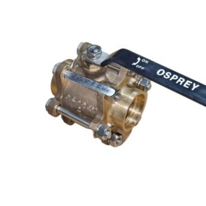 Fig. 9500 - Bronze 3-Piece Full Port Ball Valve