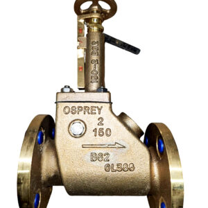 Fig. 7100 - Bronze Flanged Scupper Valve, 180 Degree with Gag